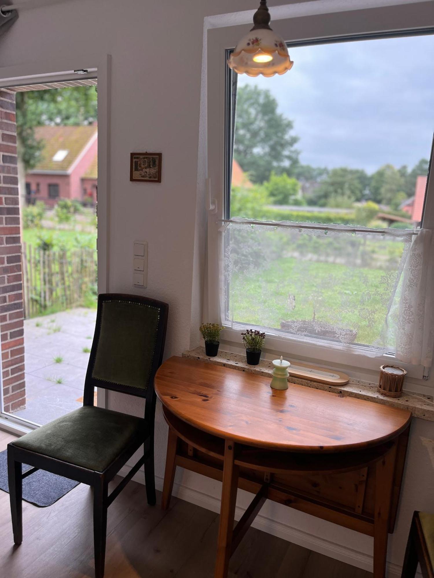 Fewo Brauel Am Nordpfad Zevener Geest - Ruhige, Moderne 2 Zimmer Wohnung, Ladestation, Parkplatz, Wlan, Garten Exterior foto