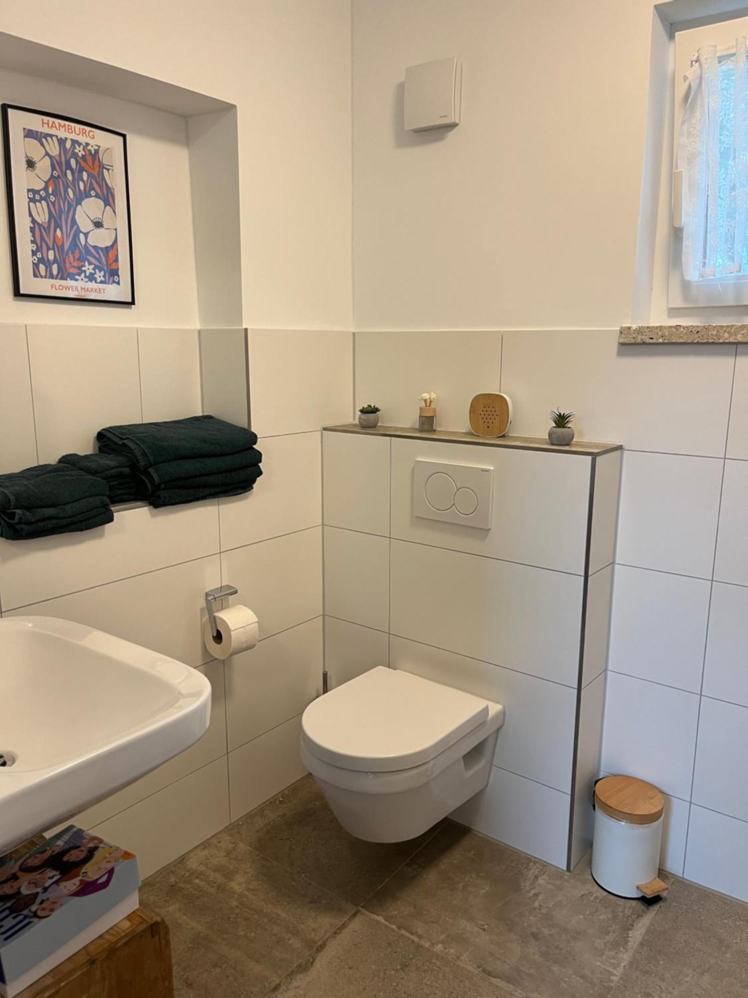 Fewo Brauel Am Nordpfad Zevener Geest - Ruhige, Moderne 2 Zimmer Wohnung, Ladestation, Parkplatz, Wlan, Garten Exterior foto