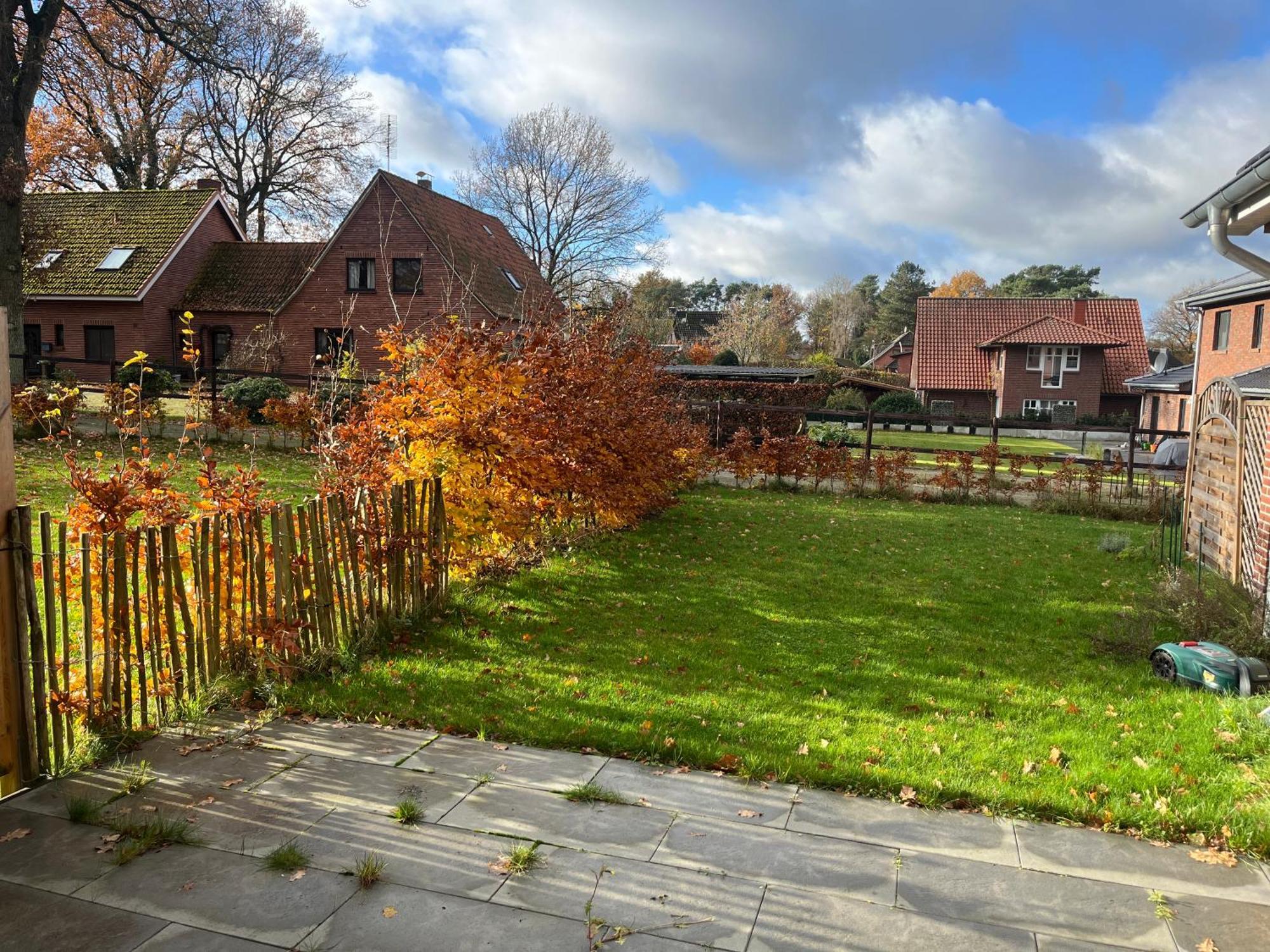 Fewo Brauel Am Nordpfad Zevener Geest - Ruhige, Moderne 2 Zimmer Wohnung, Ladestation, Parkplatz, Wlan, Garten Exterior foto